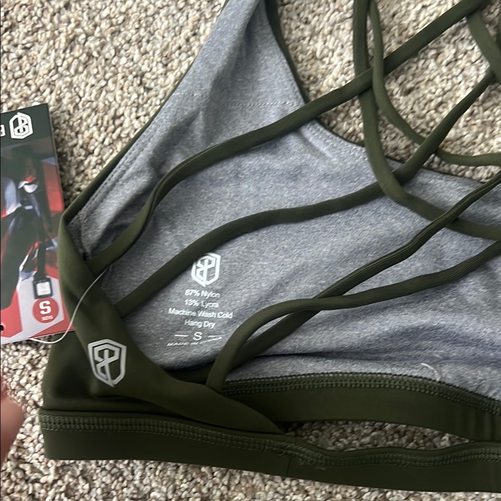 Born Primitive Vitality Sports Bra with Geometric Straps - Picture 5 of 5